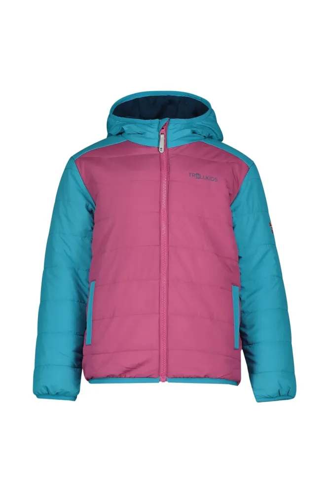 Trollkids Sandvika Reversible Kinder Outdoorjacke Blau, , Größe: 116