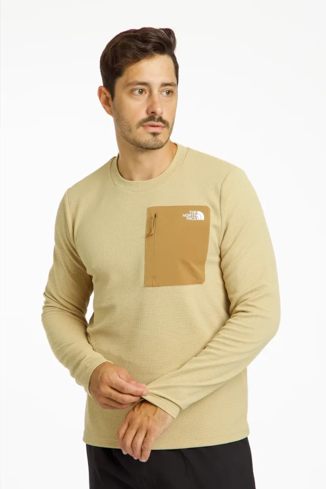 The North Face Kecha Herren Longsleeve Beige, Herren, Größe: XL