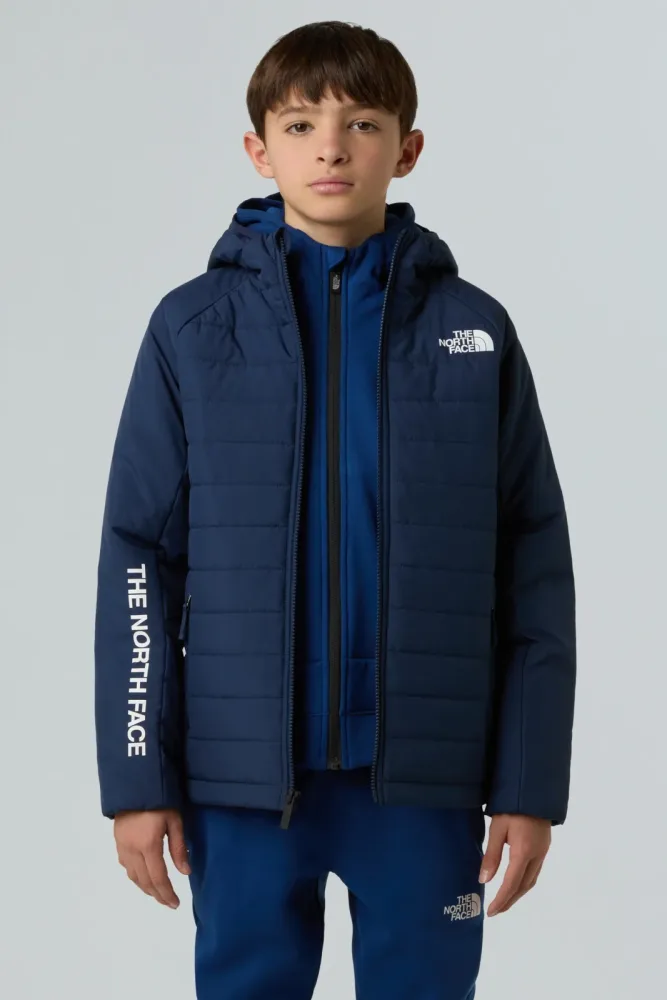 The North Face Never Stop Kinder Outdoorjacke Blau, , Größe: M
