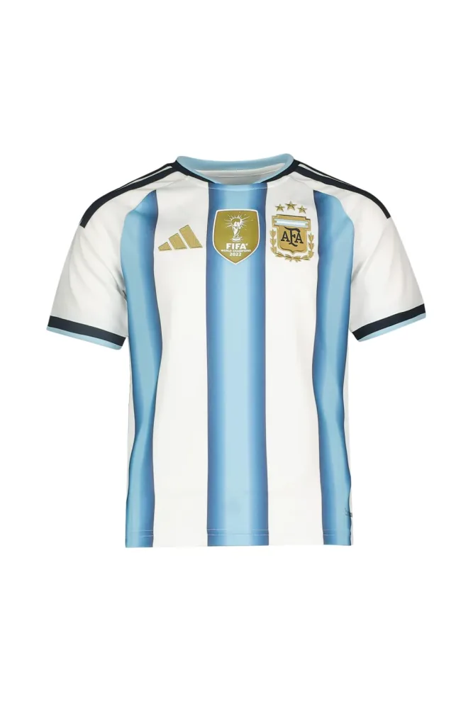 adidas - Fussball Trikot, Argentina 26 Home Replica Messi Kids, 128, Weiss
