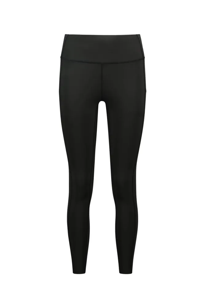 POWERZONE Damen Tight Schwarz, Damen, Größe: L