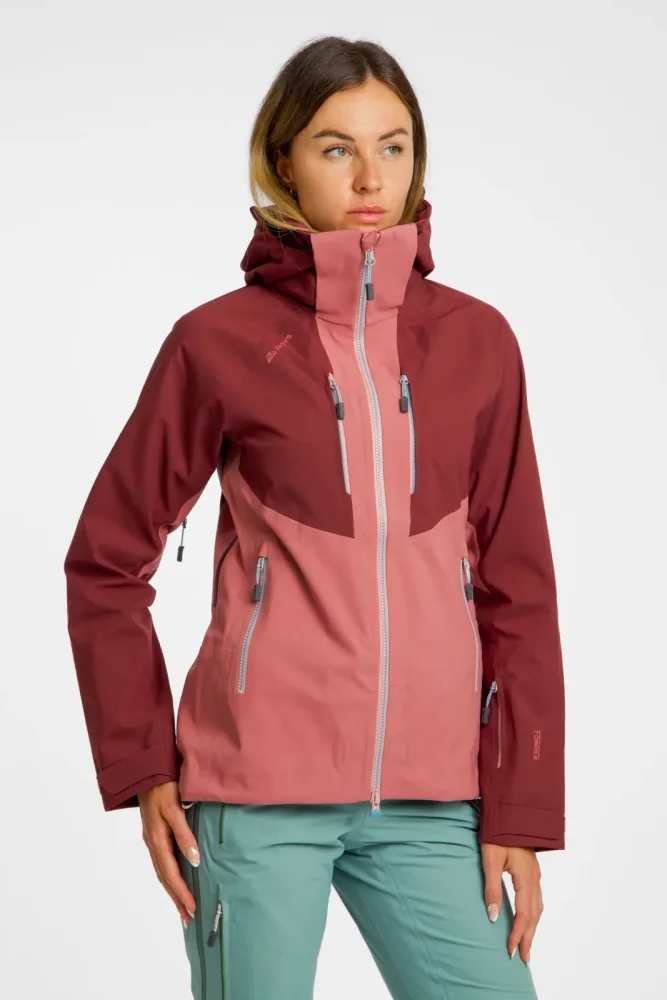 RADYS R1 Tech 3L Damen Skijacke Rosa, Damen, Größe: XL