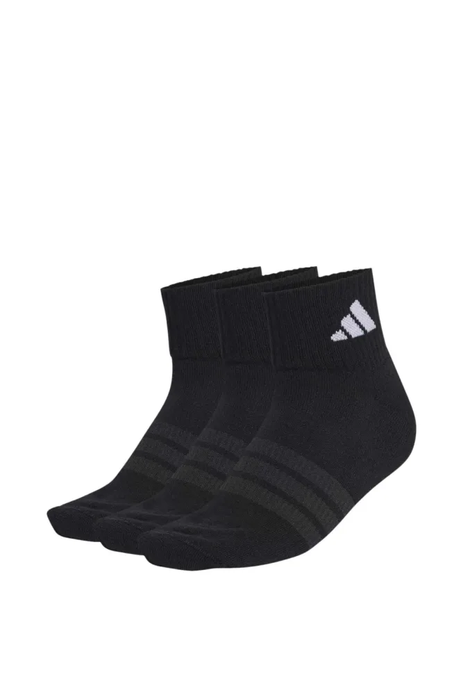 adidas 3-Pack Cushioned Ankle 37-39 Socken Schwarz, Herren, Größe: I