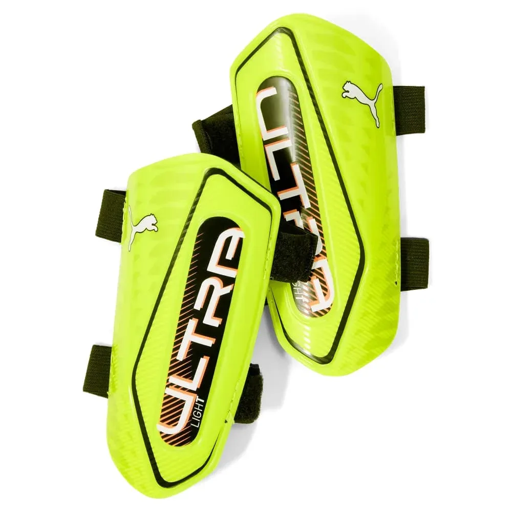 PUMA ULTRA Light Strap Schienbeinschoner Gelb, Herren, Größe: S