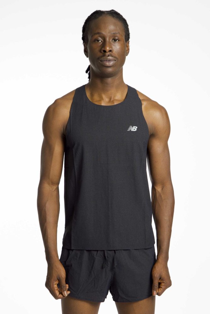 New Balance New Balance Race Day Ultra Light Singlet Herren, schwarz, Grösse: S Slim Fit Herren, schwarz, Grösse: S