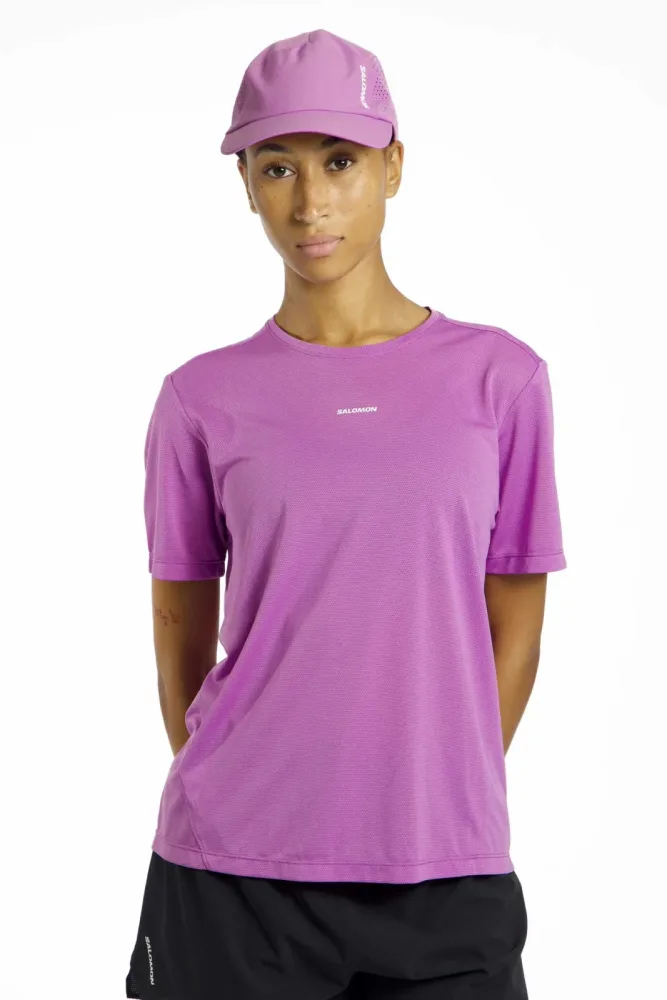 Salomon Shakeout Core Damen T-Shirt Rosa, Damen, Größe: S