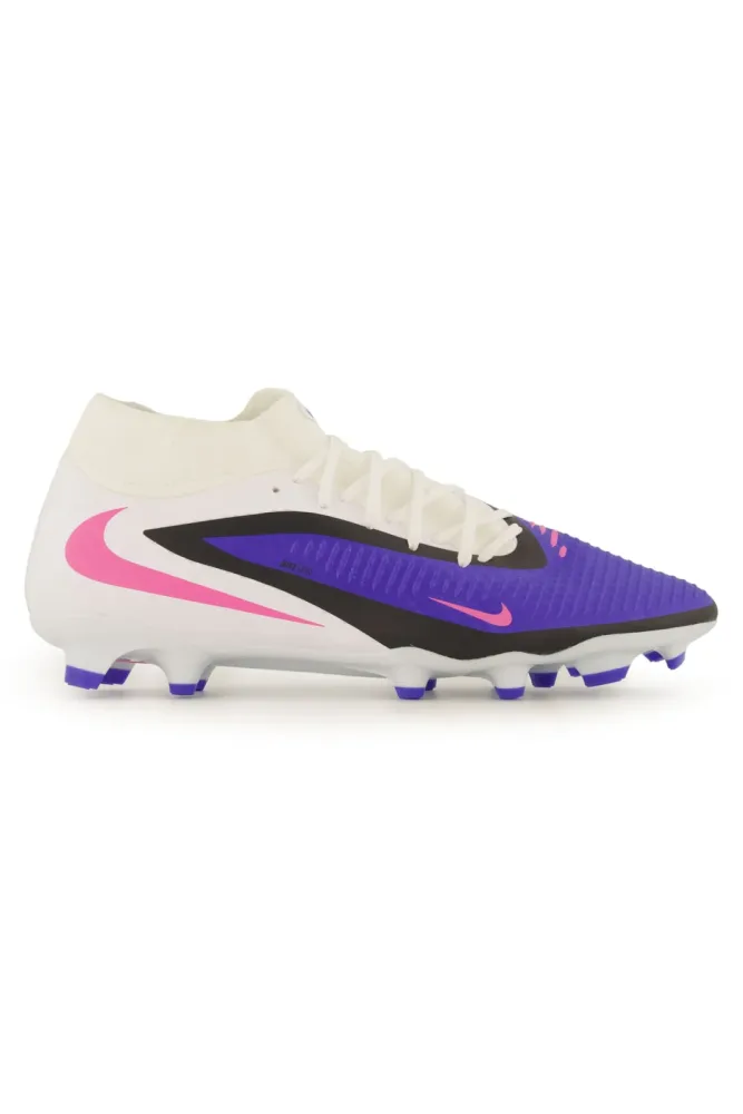 Nike Phantom 6 High Academy FG/MG Fussballschuh Weiss, Herren, Größe: 8 1/2