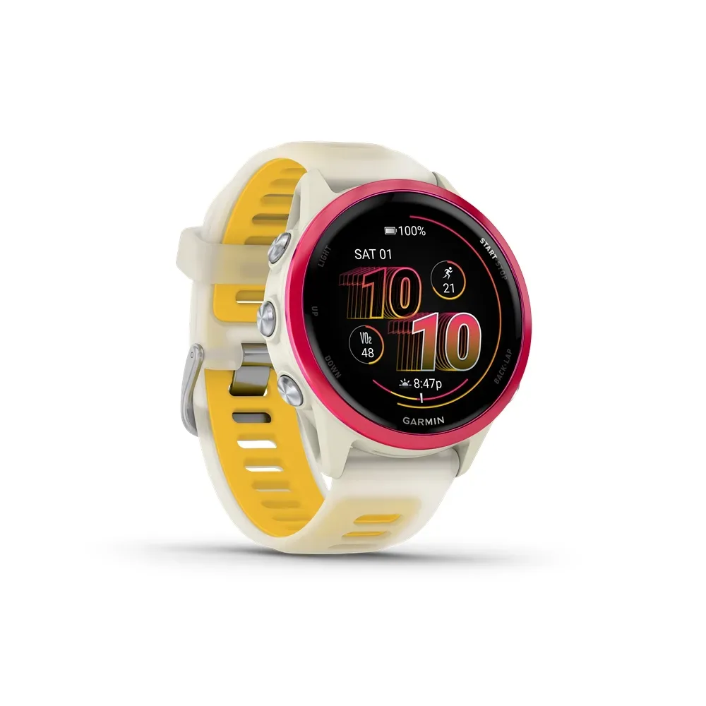 GARMIN Forerunner® 570 42 mm Sportuhr Weiss, Herren, Größe: 0