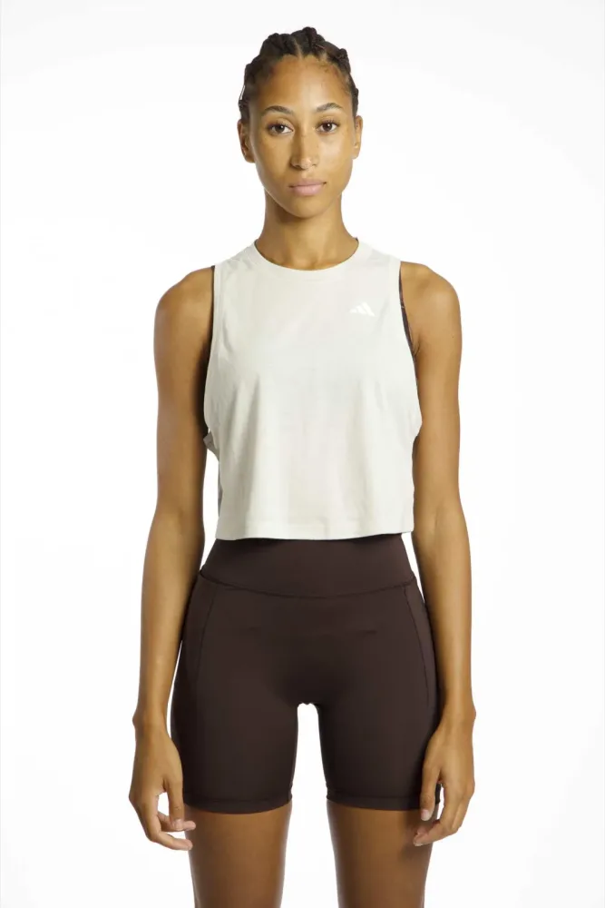 adidas Train Essentials Boxy Workout Damen Top Weiss, Damen, Größe: S