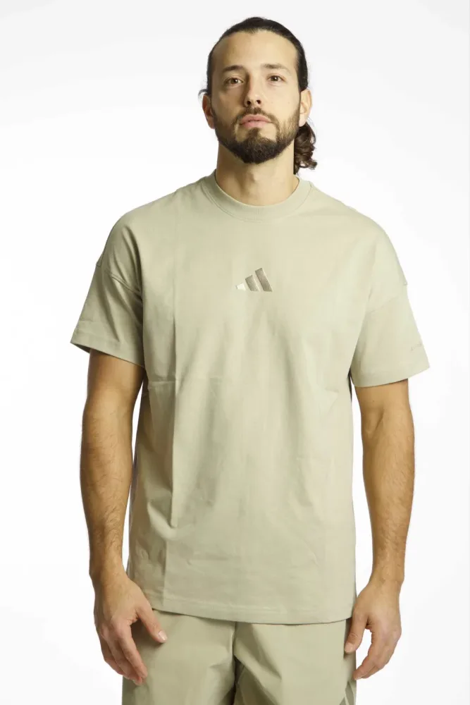 adidas ALL SZN Herren T-Shirt Beige, Herren, Größe: S