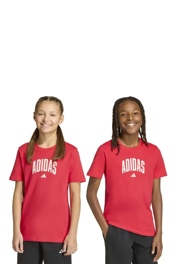 adidas Junior Kinder T-Shirt Rot, , Größe: 164