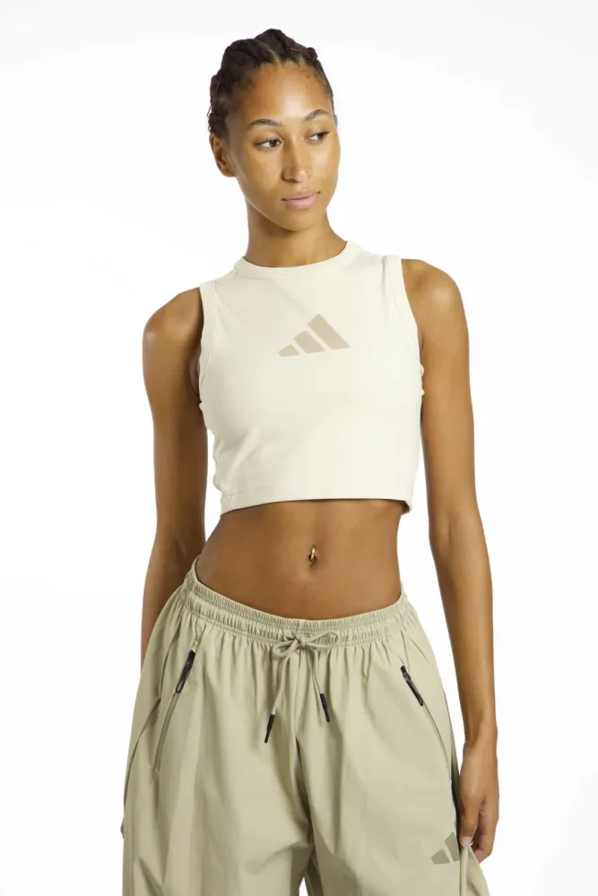 adidas Z.N.E. Damen Top Weiss, Damen, Größe: M