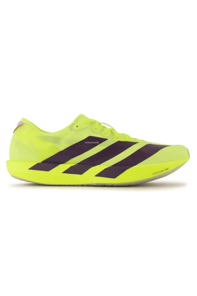 adidas Adizero Adios 9 Herren Laufschuh Gelb, Herren, Größe: 11 1/2