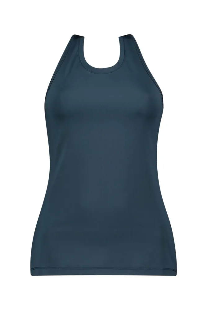 POWERZONE Damen Top Blau, Damen, Größe: XL