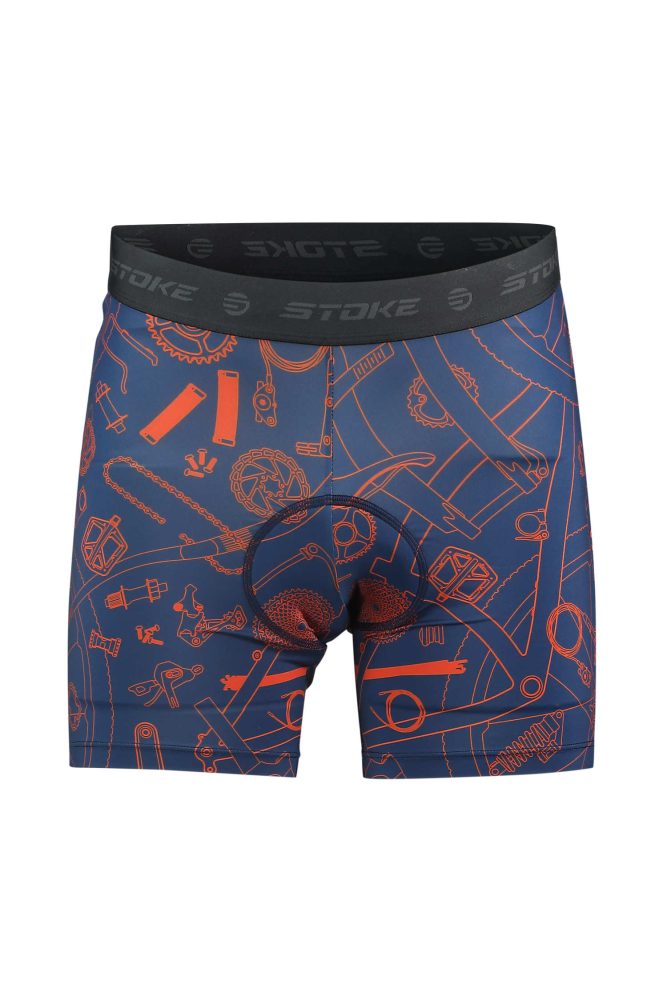 Stoke Performance Liner Herren Bikeshort Blau, Herren, Größe: XL