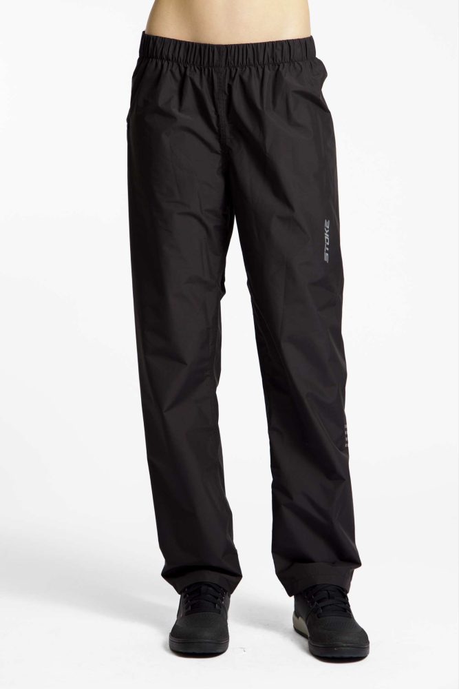 Stoke Damen Regenhose Schwarz, Damen, Größe: XXL