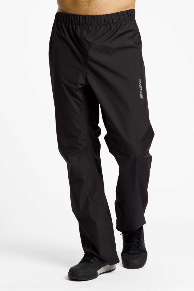 Stoke Herren Regenhose Schwarz, Herren, Größe: S