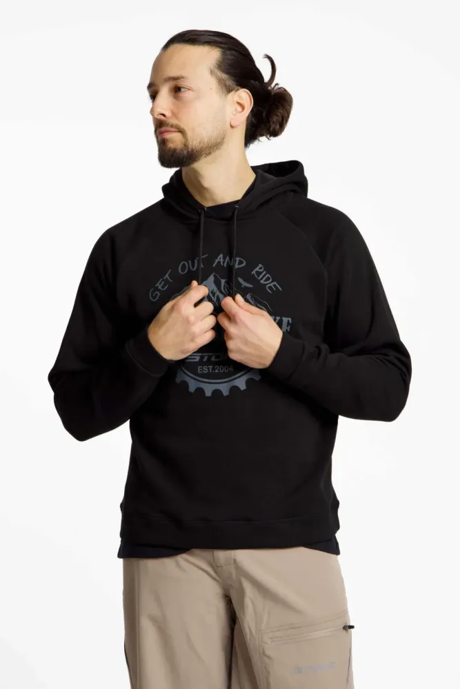 Stoke Ribes Herren Hoodie Schwarz, Herren, Größe: S