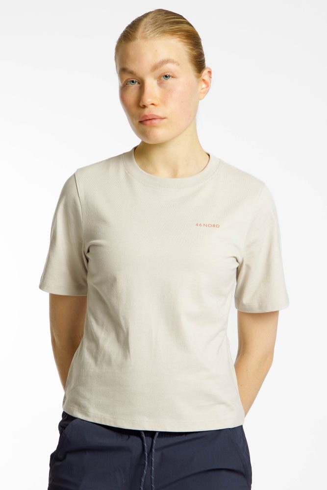 46 NORD Damen T-Shirt Beige, Damen, Größe: 40