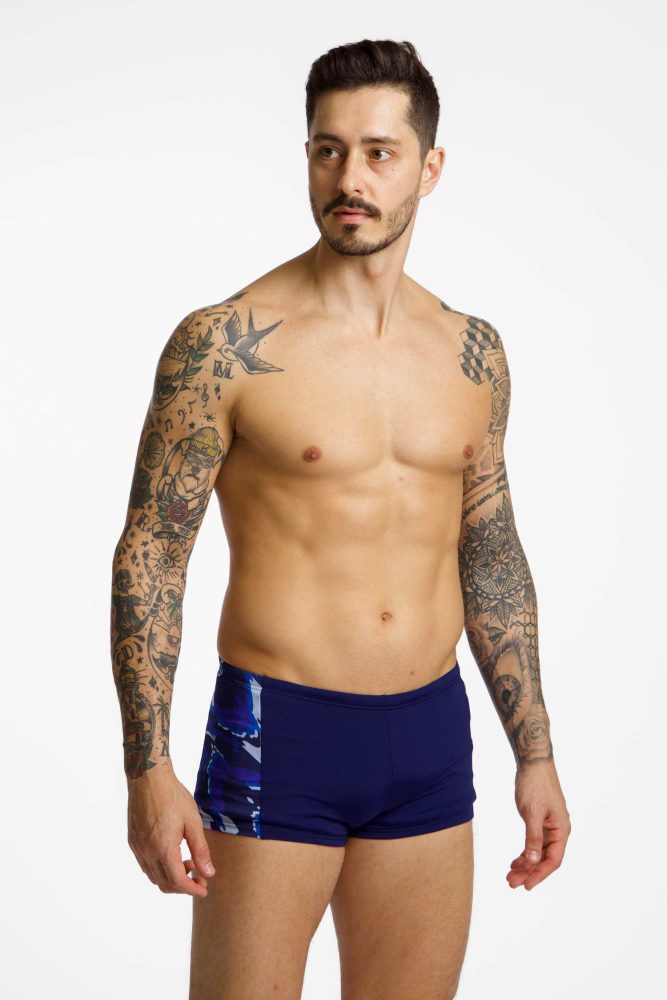 adidas Ripstream Team Graphic Herren Badehose Blau, Herren, Größe: 5