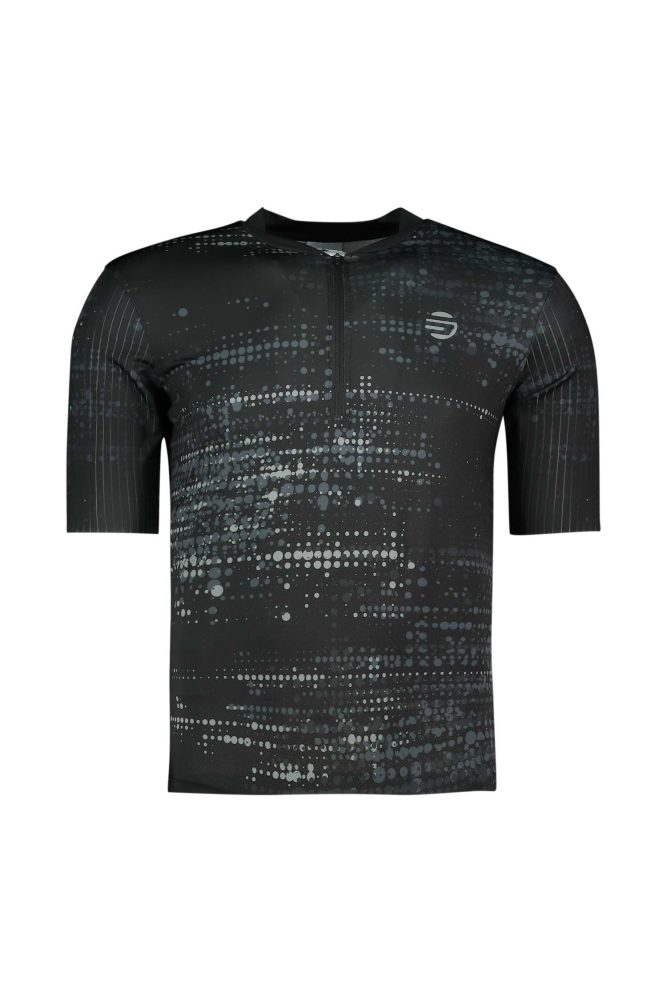 Stoke Rubus Half-Zip Herren Biketrikot Schwarz, Herren, Größe: XXXL