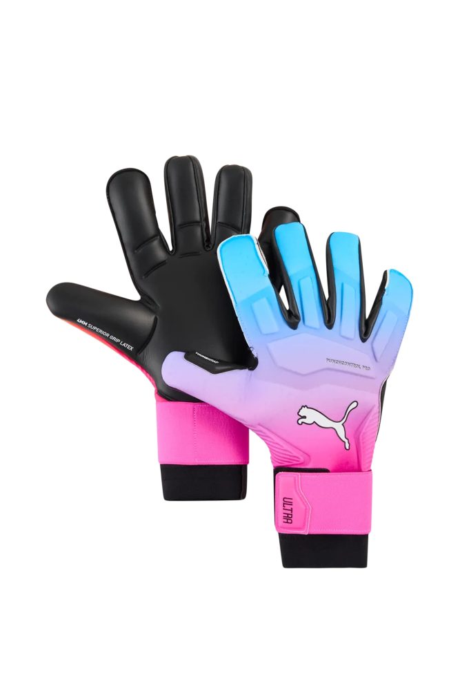 PUMA Ultimate Hybrid Torwarthandschuh Blau, Herren, Größe: 9