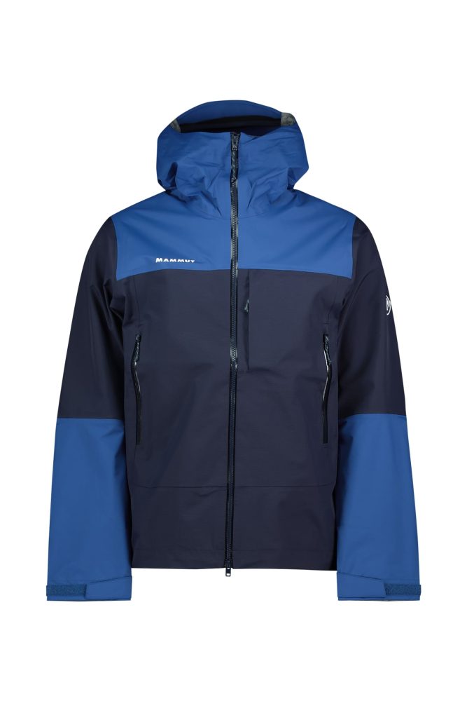 MAMMUT Alto Guide Hooded Herren Outdoorjacke Blau, Herren, Größe: XXL