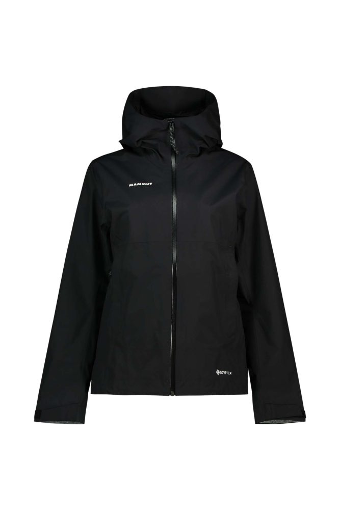 MAMMUT Treeline Hooded Gore-Tex® Damen Outdoorjacke Schwarz, Damen, Größe: L