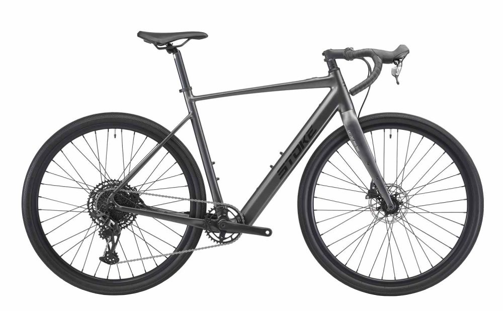 Stoke e-Formentor 28 E-Gravel Bike Grau, Herren, Größe: 54