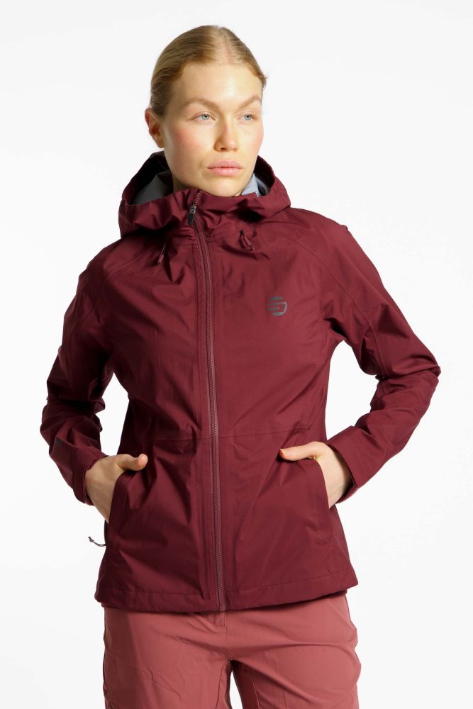 Stoke 3L Rain Damen Bikejacke Rot, Damen, Größe: S