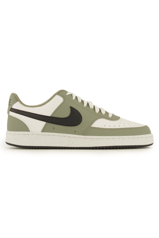 Nike Court Vision Low Herren Sneaker Grün, Herren, Größe: 12 1/2