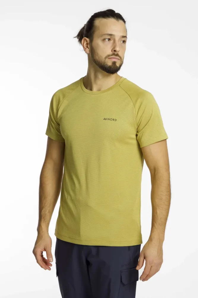 46 NORD Herren T-Shirt Gelb, Herren, Größe: M