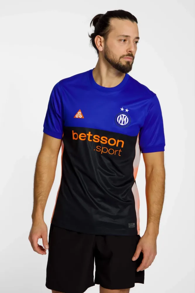 Nike Inter Mailand 4th Replica Herren Fussballtrikot 25/26 Blau, Herren, Größe: M
