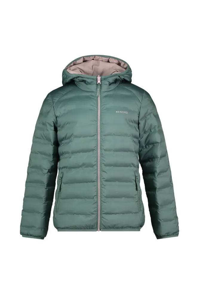 46 NORD Reversible Kinder Outdoorjacke Grün, , Größe: 128