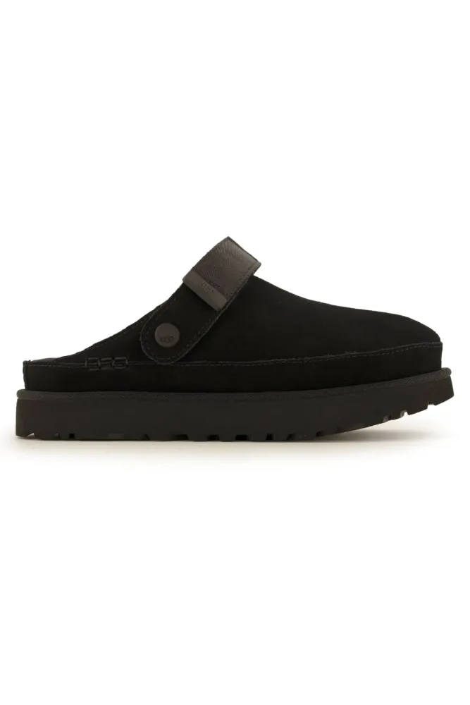 UGG Goldencoast Clog Damen Hausschuh Schwarz, Damen, Größe: 9