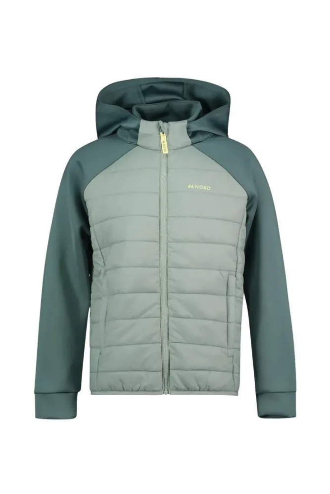 46 NORD Hybrid Kinder Midlayer Grün, , Größe: 128