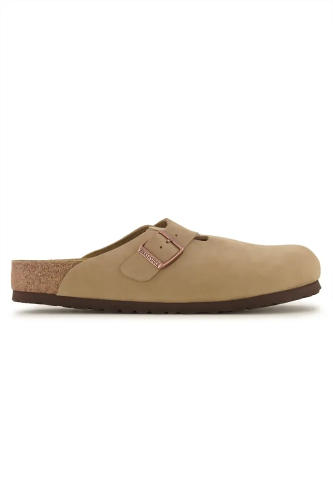 Birkenstock Boston LEOI Regular Fit Herren Slipper Braun, Herren, Größe: 45