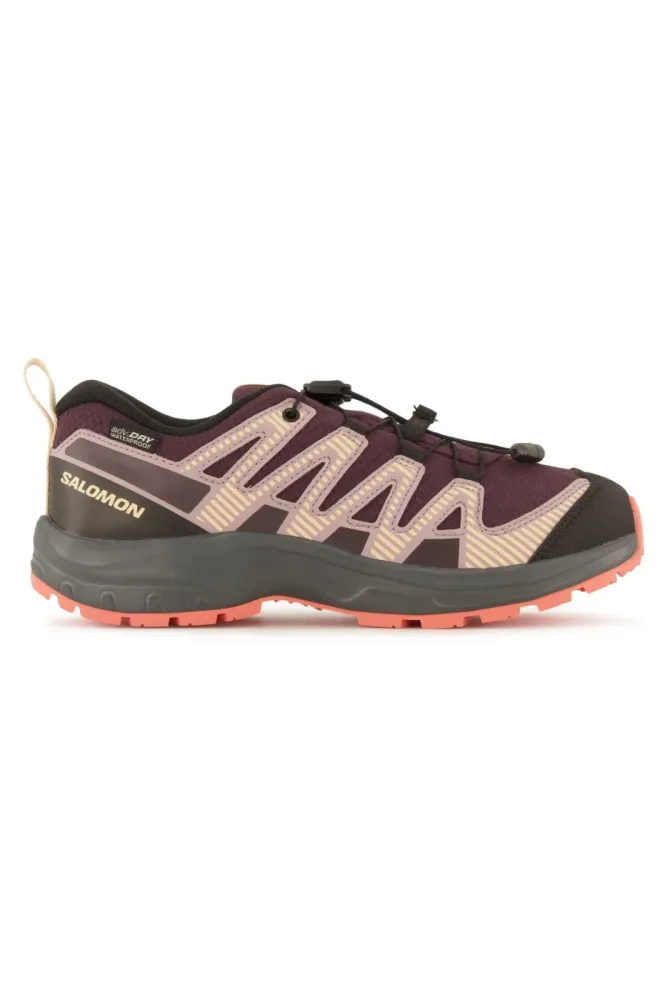 Salomon XA Pro V8 WP Kinder Trekkingschuh Rot, , Größe: 28