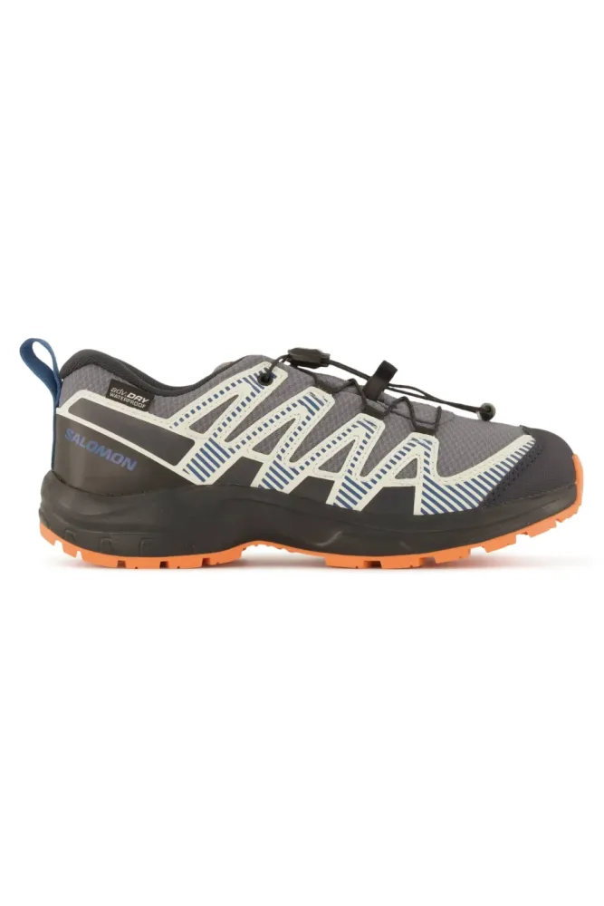 Salomon XA Pro V8 WP Kinder Trekkingschuh Blau, , Größe: 29