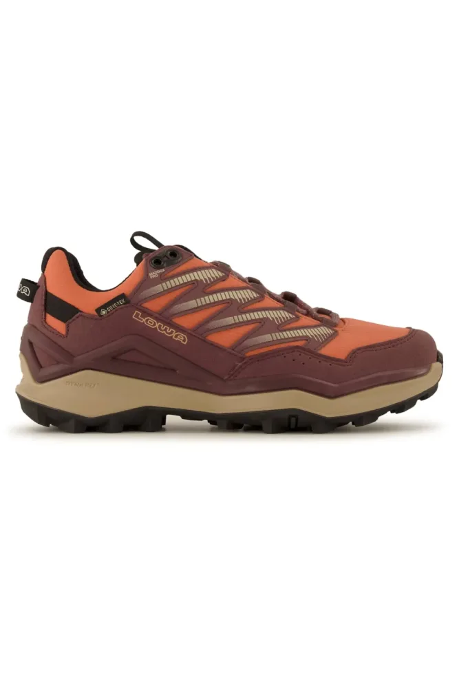 LOWA Maddox Pro Lo Gore-Tex® Damen Trekkingschuh Rot, Damen, Größe: 4 1/2