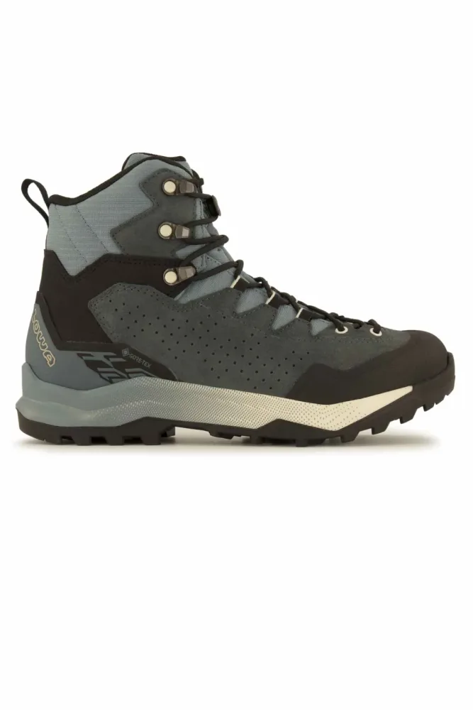 LOWA Explorer Mid Gore-Tex® Damen Wanderschuh Blau, Damen, Größe: 5