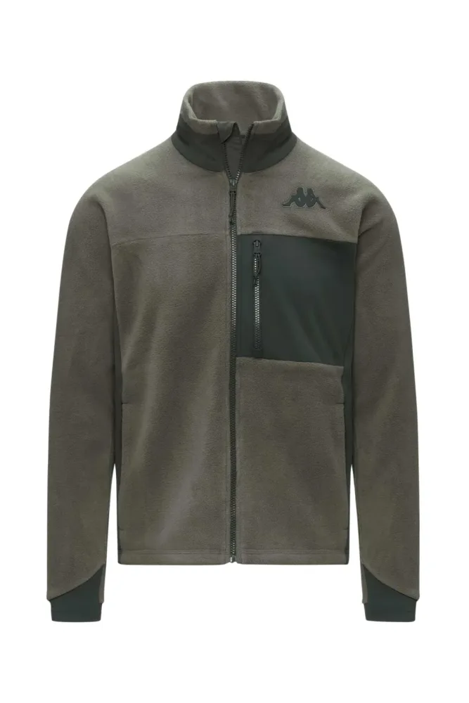 Kappa 672 Herren Midlayer Grün, Herren, Größe: L