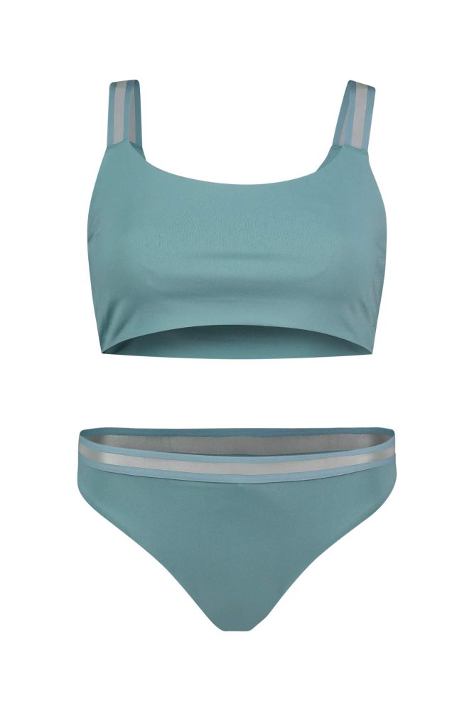 speedo V Class Performance Damen Bikini Grün, Damen, Größe: XL