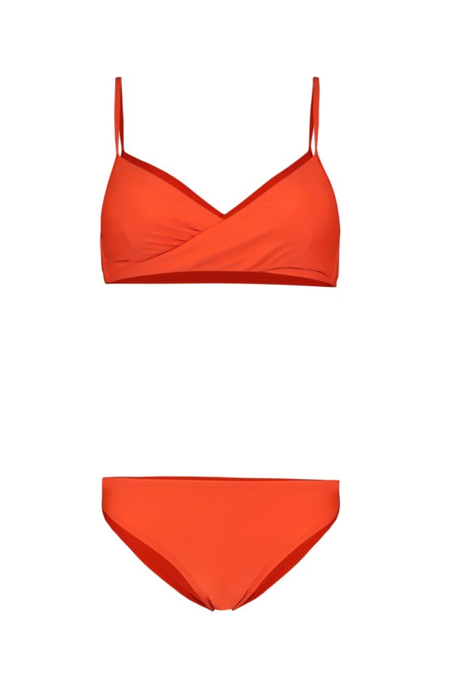 BEACH MOUNTAIN Triangle Damen Bikini Rot, Damen, Größe: 38