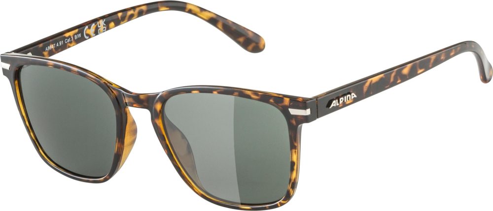 Alpina Yefe Sonnenbrille - havana matt, black cat. 3