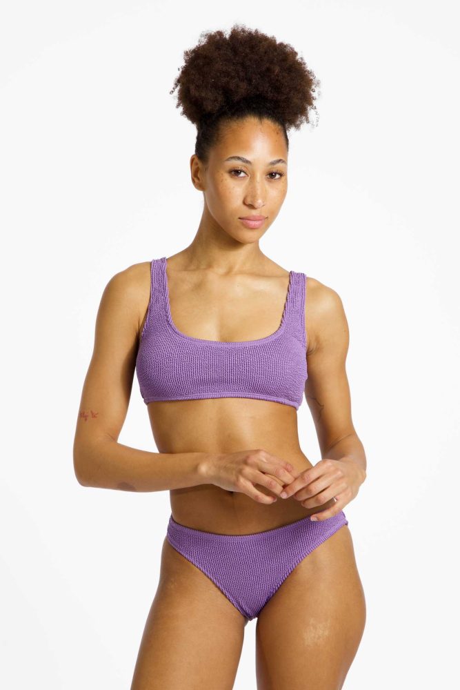 BEACH MOUNTAIN Damen Bikini Lila, Damen, Größe: 34