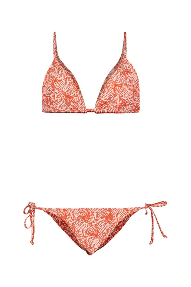 BEACH MOUNTAIN Triangle Damen Bikini Rot, Damen, Größe: 36