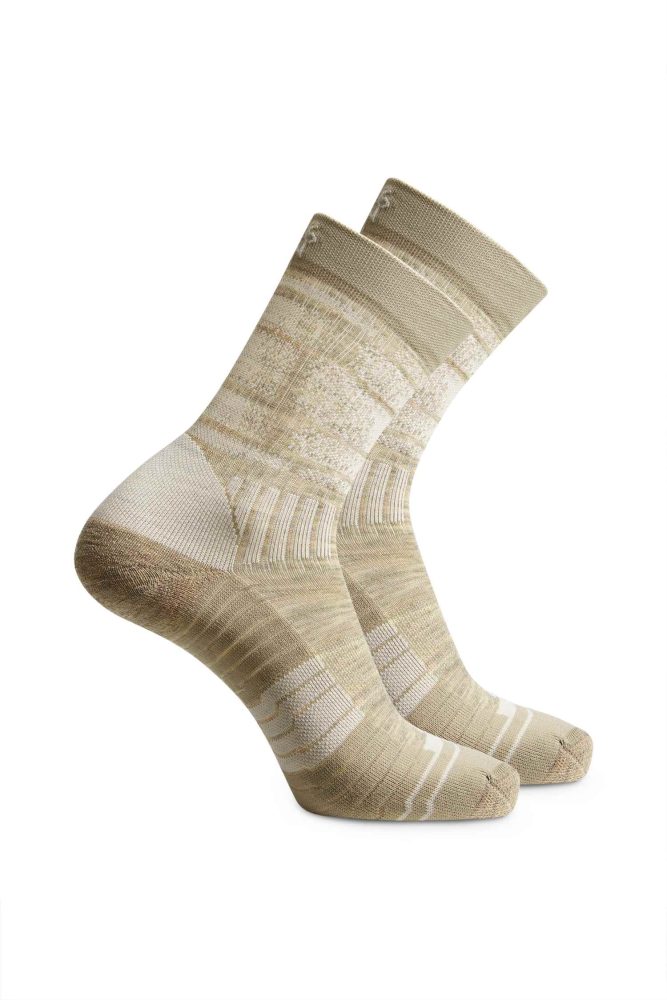 46 NORD 2-Pack 35-42 Damen Wandersocken Beige, Damen, Größe: I