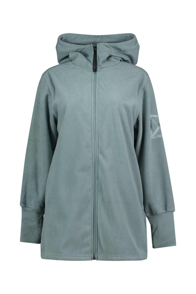 Didriksons Rinda Windproof Damen Midlayer Grün, Damen, Größe: 36
