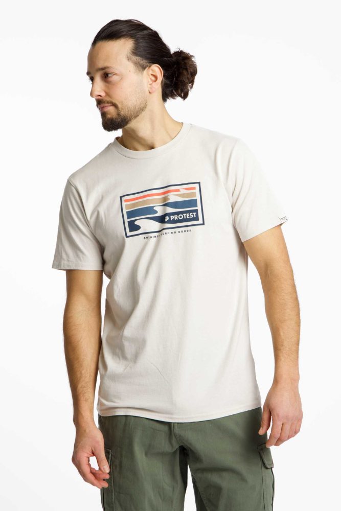 PROTEST PRTHanwell Herren T-Shirt Weiss, Herren, Größe: XL